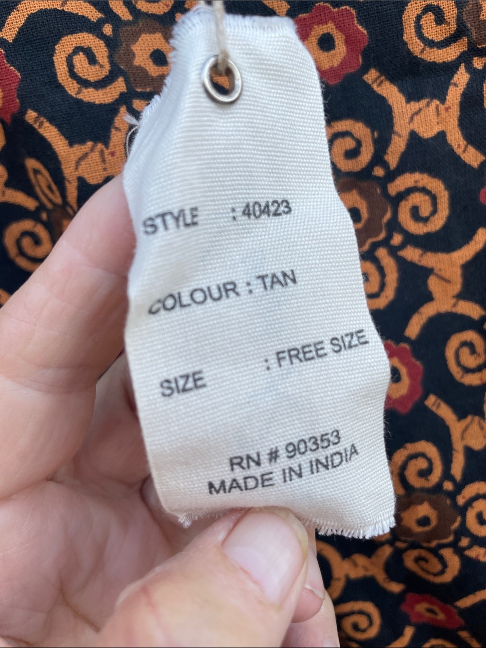 Kings Rd., Cotton batikcaftan - Picture 4 of 7